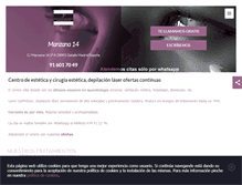 Tablet Screenshot of madrid-centro-estetica.com